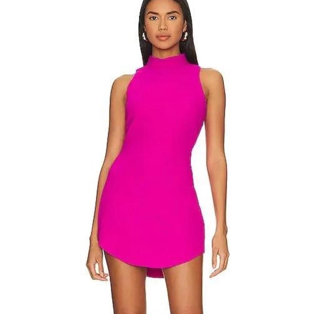 Amanda Uprichard Pink Mini Dress